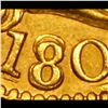 Image 6 : *HIGHLIGHT OF THE MONTH* 1804 Small/Large 8 BD-5 R-7 Gold Draped Bust $5  au58+ details By SEGS (fc)