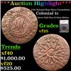 Image 1 : ***Auction Highlight*** 1785 Pointed Rays Nova Constellatio Colonial Cent 1c Graded vf25 By SEGS (fc