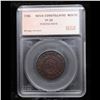 Image 4 : ***Auction Highlight*** 1785 Pointed Rays Nova Constellatio Colonial Cent 1c Graded vf25 By SEGS (fc