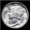 Image 2 : ***Auction Highlight*** 1917-p Mercury Dime 10c Graded ms66 FSB By SEGS (fc)