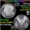 Image 1 : ***Auction Highlight*** 1879-p Morgan Dollar $1 Graded ms64 DMPL By SEGS (fc)