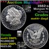 Image 1 : ***Auction Highlight*** 1882-s Morgan Dollar $1 Graded ms64+ dmpl By SEGS (fc)