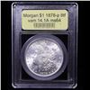 Image 4 : ***Auction Highlight*** 1878-p 8tf vam 14.1A I2 R5 Morgan Dollar $1 Graded Choice Unc By USCG (fc)