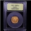 Image 4 : ***Auction Highlight*** 1888-p Three Dollar Gold 3 Graded Select+ Unc By USCG (fc)