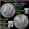 Image 1 : ***Auction Highlight*** 1883-s vam 7  Morgan Dollar $1 Graded Select Unc By USCG (fc)