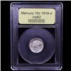 Image 4 : *HIGHLIGHT OF THE MONTH* 1916-d Mercury Dime 10c Graded Select Unc By USCG (fc)