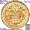 Image 9 : ***Auction Highlight*** 1864 Three Dollar Gold 3 Graded Select Unc By USCG (fc)