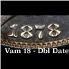 Image 6 : ***Auction Highlight*** 1878-p 8tf Vam 18 I4 R5 Morgan Dollar $1 Graded GEM+ Unc By USCG (fc)