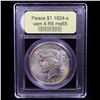 Image 4 : ***Auction Highlight*** 1924-s vam 4 R5 Peace Dollar $1 Graded GEM Unc By USCG (fc)