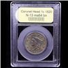 Image 4 : ***Auction Highlight*** 1820 N-13 Coronet Head Large Cent 1c Graded Choice Unc BN By USCG (fc)