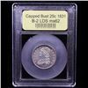 Image 4 : ***Auction Highlight*** 1831 B-2 LDS Capped Bust Quarter 25c Graded Select Unc By USCG (fc)