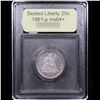 Image 4 : ***Auction Highlight*** 1861-p Seated Liberty Quarter 25c Graded Choice+ Unc By USCG (fc)