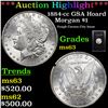Image 1 : ***Auction Highlight*** 1884-cc GSA Hoard Morgan Dollar $1 Grades Select Unc (fc)