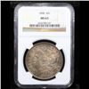 Image 2 : NGC 1898-p Morgan Dollar $1 Graded ms63 By NGC