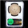 Image 3 : NGC 1898-p Morgan Dollar $1 Graded ms63 By NGC