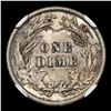 Image 3 : NGC 1912-p Barber Dime 10c Graded ms62 By NGC