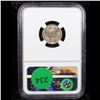 Image 5 : NGC 1912-p Barber Dime 10c Graded ms62 By NGC