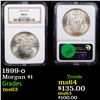 Image 1 : NGC 1899-o Morgan Dollar $1 Graded ms63 By NGC