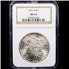Image 2 : NGC 1899-o Morgan Dollar $1 Graded ms63 By NGC