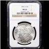 Image 2 : NGC 1902-o Morgan Dollar $1 Graded ms62 By NGC
