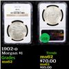 Image 1 : NGC 1902-o Morgan Dollar $1 Graded ms62 By NGC