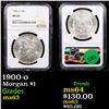 Image 1 : NGC 1900-o Morgan Dollar $1 Graded ms63 By NGC