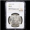 Image 2 : NGC 1900-o Morgan Dollar $1 Graded ms63 By NGC