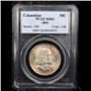 Image 2 : PCGS 1893 Columbian Old Commem Half Dollar 50c Graded ms63 By PCGS