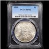 Image 2 : PCGS 1880-p Morgan Dollar $1 Graded ms62 By PCGS