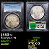 Image 1 : PCGS 1885-o Morgan Dollar $1 Graded ms62 By PCGS