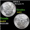 Image 1 : 1904-o Morgan Dollar $1 Grades Choice Unc
