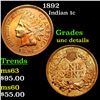 Image 1 : 1892 Indian Cent 1c Grades Unc Details