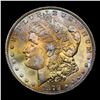 Image 2 : 1879-s Rainbow Toned Morgan Dollar $1 Grades Choice+ Unc