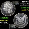 Image 1 : 1880-s Morgan Dollar $1 Grades GEM Unc PL