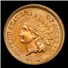 Image 2 : 1862 Indian Cent 1c Grades Unc Details