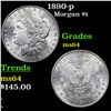 Image 1 : 1890-p Morgan Dollar $1 Grades Choice Unc