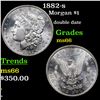 Image 1 : 1882-s Morgan Dollar $1 Grades GEM+ Unc
