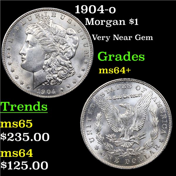 1904-o Morgan Dollar $1 Grades Choice+ Unc