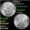 Image 1 : 1898-p Morgan Dollar $1 Grades Choice+ Unc