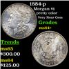 Image 1 : 1884-p Morgan Dollar $1 Grades Choice+ Unc