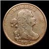 Image 2 : 1804 Spiked Chin C-8 Draped Bust Half Cent 1/2c Grades vf, very fine