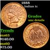 Image 1 : 1888 Indian Cent 1c Grades Unc Details