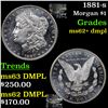 Image 1 : 1881-s Morgan Dollar $1 Grades Select Unc+ DMPL