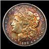 Image 2 : 1888-o Colorfully Toned Morgan Dollar $1 Grades Choice+ Unc