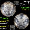 Image 1 : 1885-p Morgan Dollar $1 Grades Select Unc+ PL