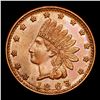 Image 2 : 1863 Indian F-79-351a Civil War Token 1c Grades Choice+ Unc BN