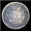 Image 3 : 1837 Seated Seated Liberty Half Dime 1/2 10c Grades vg+