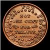 Image 3 : 1841 Webster HTT 16 Hard Times Token 1c Grades Select Unc BN