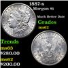 Image 1 : 1887-s Morgan Dollar $1 Grades Select Unc