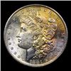 Image 2 : 1881-s Colorfully Toned Morgan Dollar $1 Grades Select+ Unc